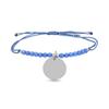 Bracelet - Mon Soleil - Argent 925 - Agate Bleu - Taille Unique - Femme