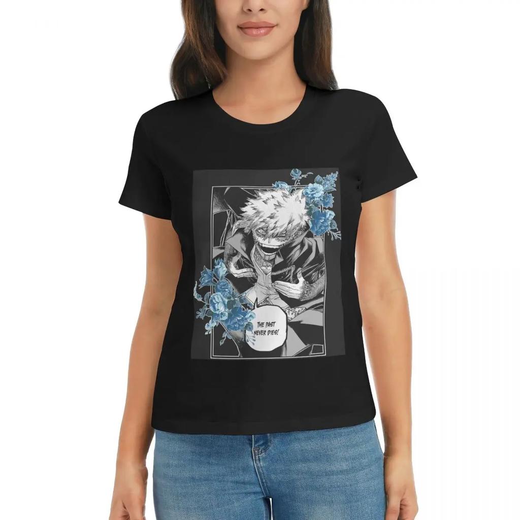 Women TShirt My Hero Academia Dabi Anime Unisexga MHA Blueflame Short Sleeve Tees ONeck Cotton T Shirts Clothes Tops Streetwear