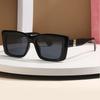New Fashion Square Sunglasses Trendy Light Luxury Sunglasses For Men's High-end Ultraviolet-proof Large Frame