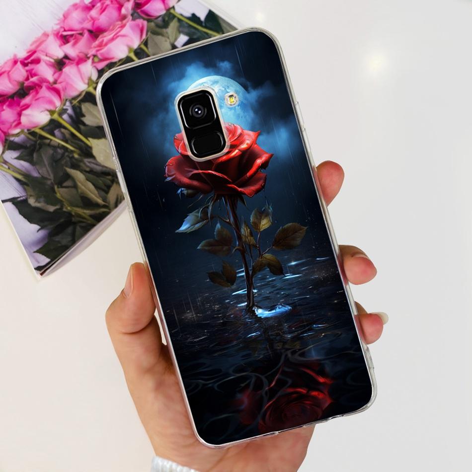 Для Samsung Galaxy A8 (2018) / A8+ (2018) Мягкий силиконовый TPU чехол SM-A730F A530F для Samsung A 8 A8 Plus, милые чехлы с мультяшными пандами