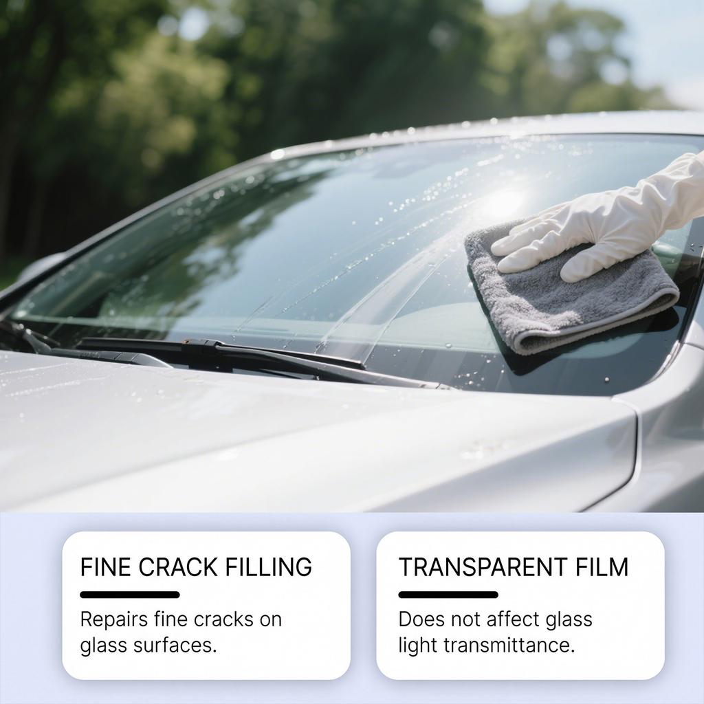 Car Windshield Care Kit Daily,maintenance For Window Glass Cracks,40ml