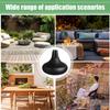 Refillable Torch Canister Tabletop Lantern Metal Torch Citronella Torches Decorative Tabletop Lantern for Patio Deck Garden