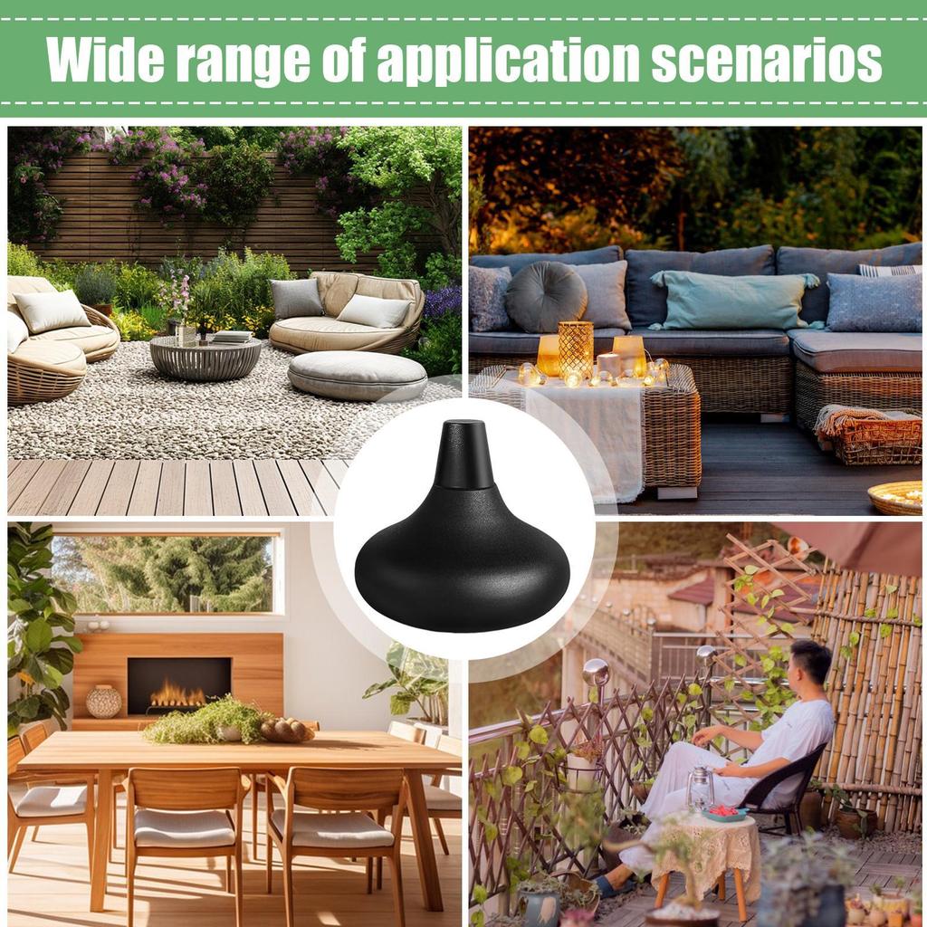 Refillable Torch Canister Tabletop Lantern Metal Torch Citronella Torches Decorative Tabletop Lantern for Patio Deck Garden