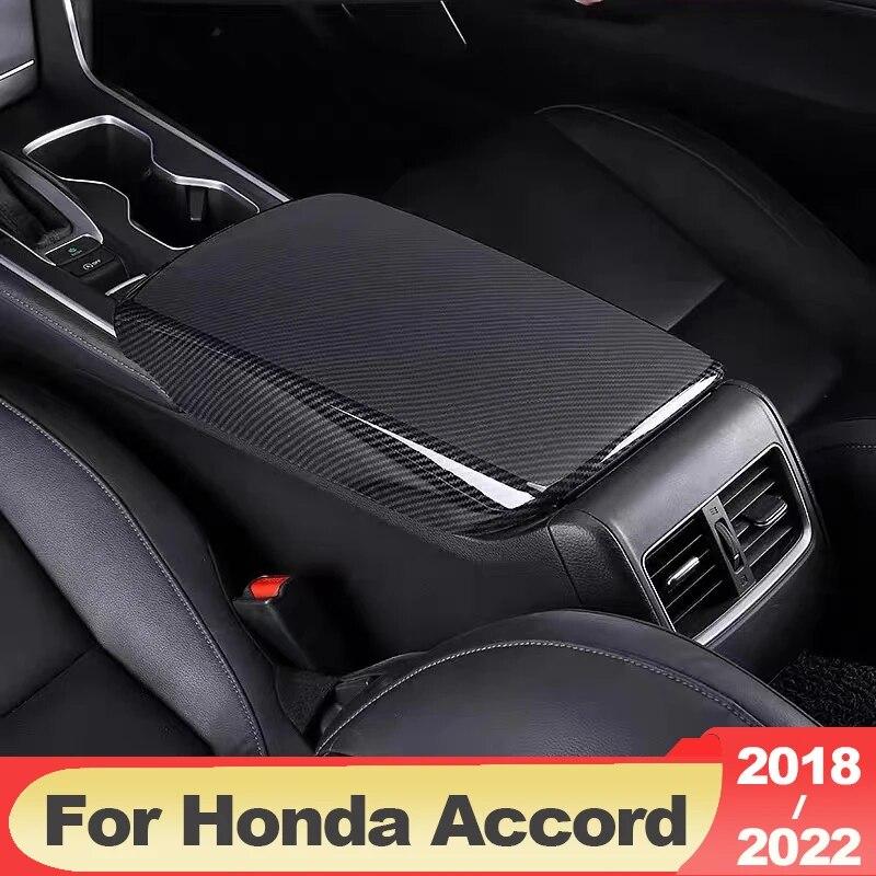 For Honda Accord X 10th 2018- 2022 Hybrid Car Armrests Storage Box Cover Dust-proof Cushion Waterproof Mat Accessories