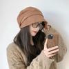 Винтажная восьмиугольная шляпа с широкими полями для зимнего уличного стиля и тепла