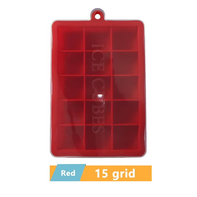 4/6/8/15/24 сетка большой лоток для льда гигантский большой пищевой силиконовый кубик льда квадратный лоток форма DIY льдогенератор лоток для кубиков льда