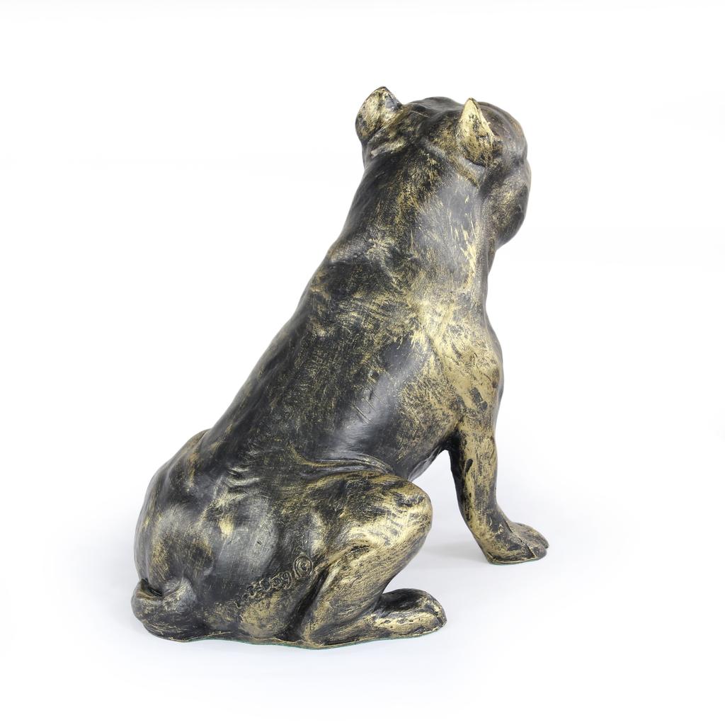 American Staffordshire Terrier, Amstaff - Dog Statue, Sitting Dog for Desk, Decoration for the Living Room of a Dog Lover by Art-Dog