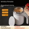 New Automatic Magnetic Stirring Cup: Portable Electric Wireless Mug for Mixing Milk & Coffee