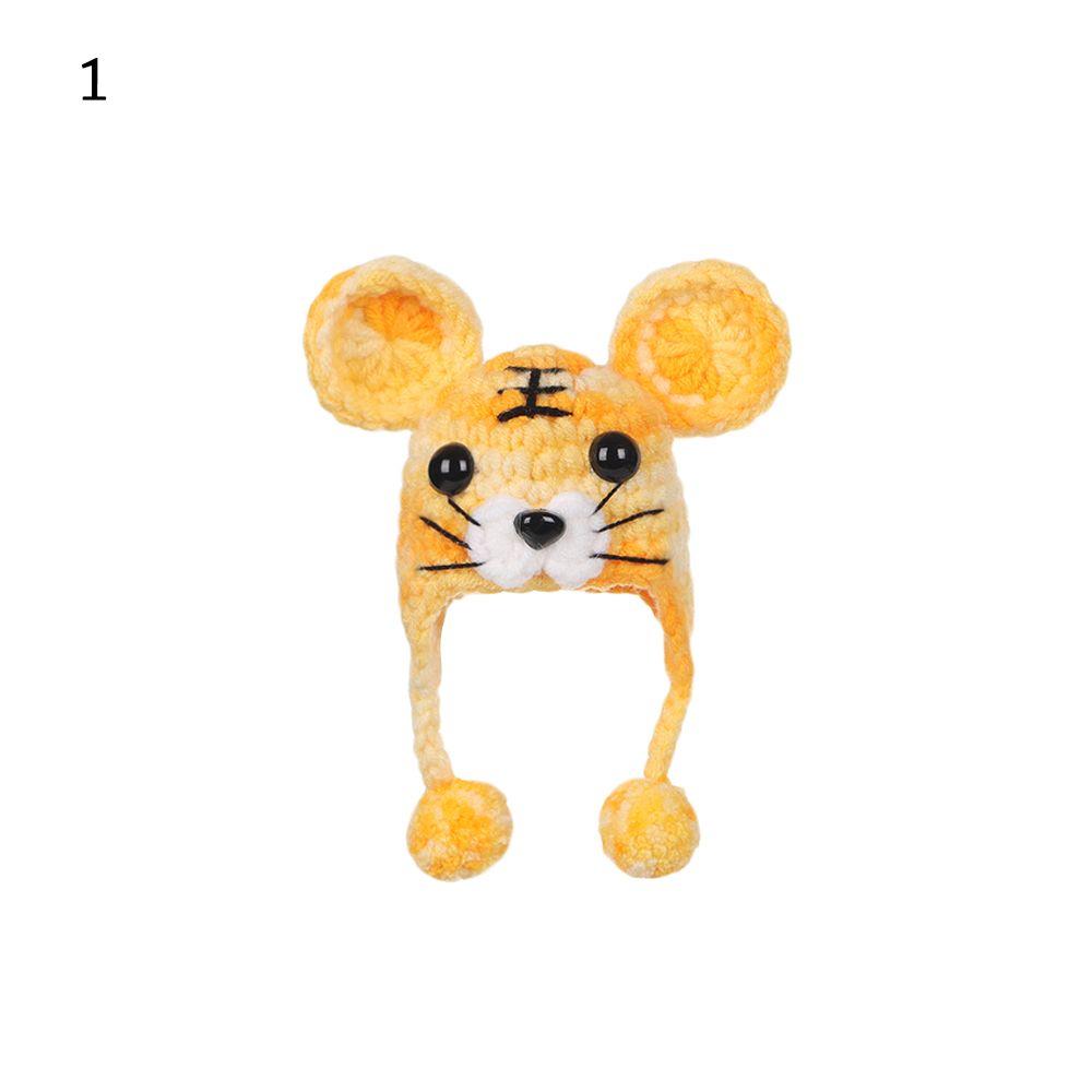 Clothes Accessories Fashion Cloth Cartoon Knitted Hats Doll Knitted Hat 1/12bjd Hat Animal Ear Caps