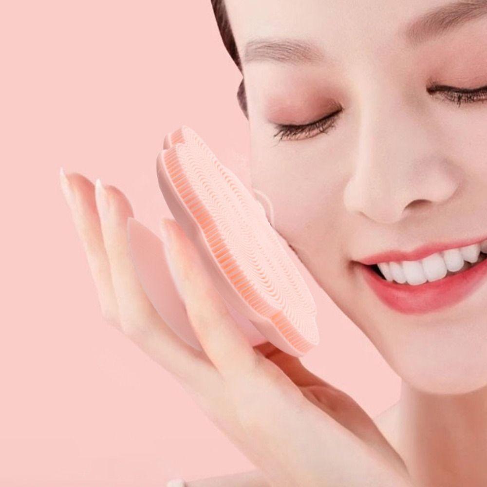 Новая мягкая щетка для очищения лица, силиконовая щетка для глубокого массажа, мини-отшелушивающее очищающее средство