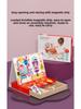 Magnetic Wooden Dress-Up Puzzle Drawing Board for Kids