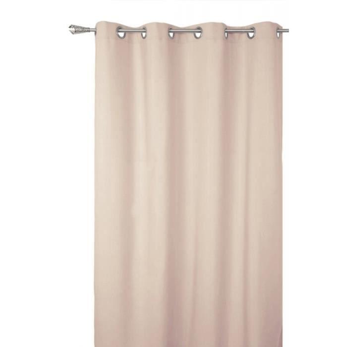 Beige Blackout Curtain 140 X 260 Cm