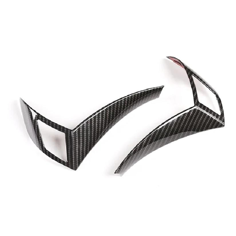 For 2003-2010 BMW 5 Series E60 E61 ABS steering wheel bright button decorative frame stickers car interior accessories