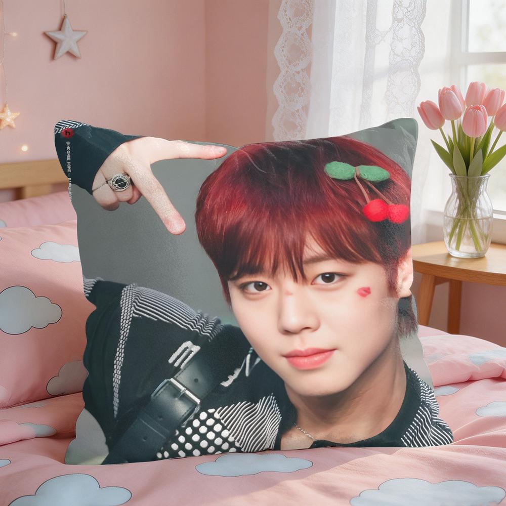PPark JiHoon Singer Cushion Cover Square Short Plush Pillow Case Living Room Sofa Home Decor Funda X