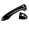 1 Set Glossy Black Smart Door Handle Cover Trim Fit For Maserati Ghibli Sedan 2014--A87Q