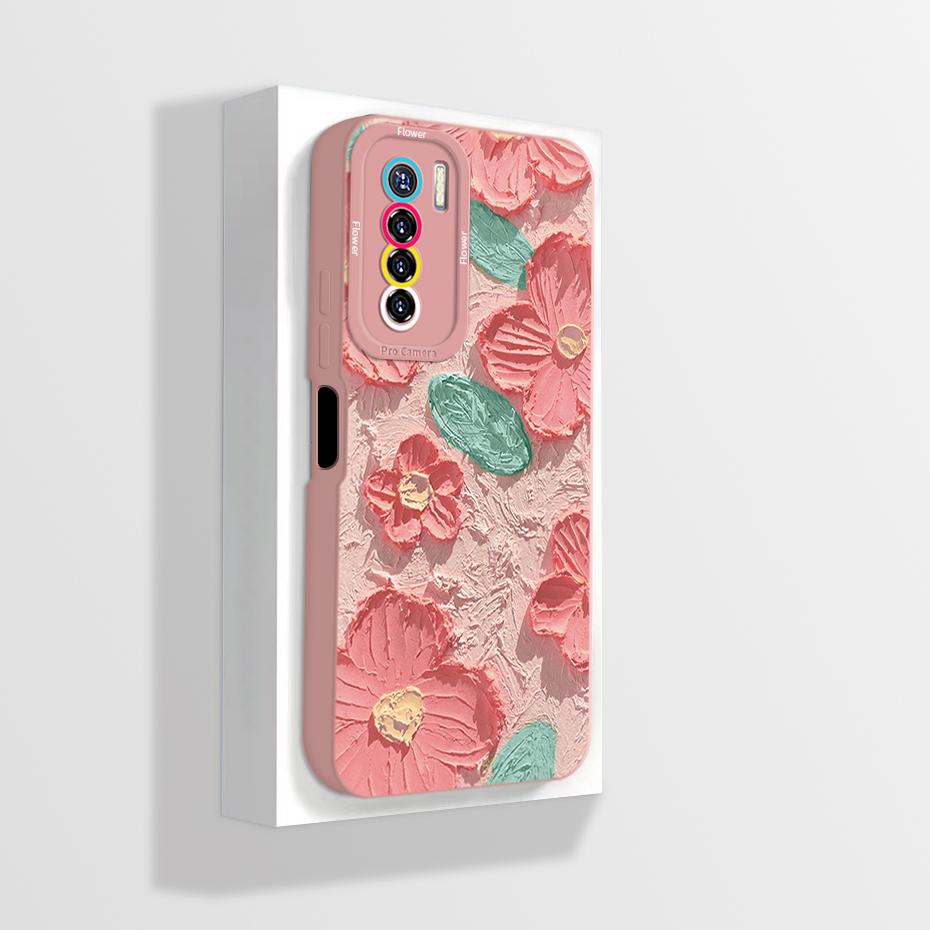 Чехол для телефона Tecno Camon 17 Pro Эстетичный Полная защита Жидкий силикон Funda для Tecno Camon 17P 17Pro Camon17 Задняя крышка