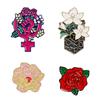 Женская брошь в виде розы, памятные украшения, мультяшная роспись, брошь, значок, феминизм, ювелирное изделие, подарок