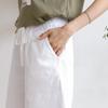Women's Five-point Pants Loose Shorts Summer Thin Section High Waist Large Size Casual Pants Wide-leg Five-point Pants