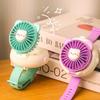 Летняя капибара электрический вентилятор USB зарядка часы маленький вентилятор портативный милый вентилятор-часы студент