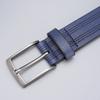 Мужской ремень из цинкового сплава с пряжкой на пуговицах, деловой повседневный ремень для мужчин
