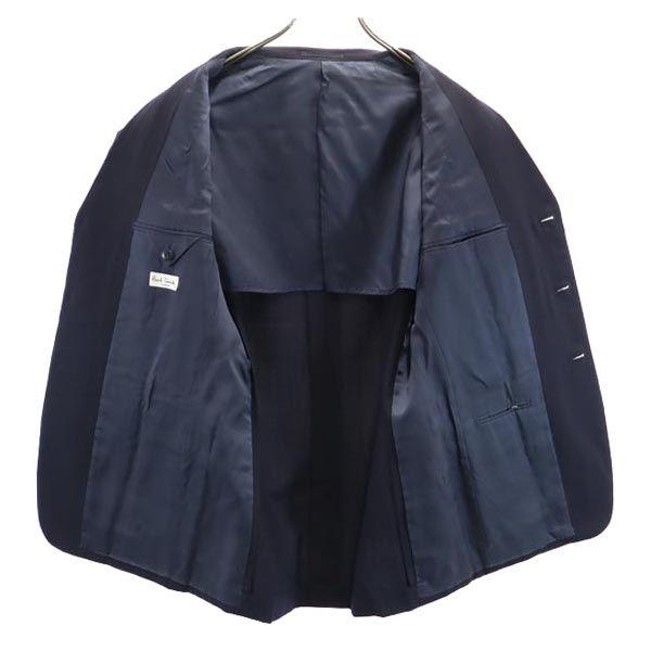 Paul Smith Сделано в Японии 100% шерсть приталенный пиджак M Темно-синий Мужской Б/У