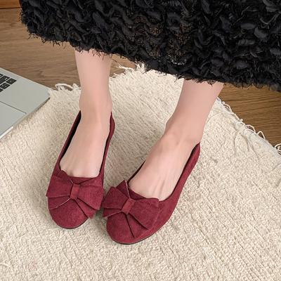 Женские туфли средней длины с круглым носком, модные повседневные дизайнерские разноцветные женские туфли большого размера без застежек на плоской подошве, удобные