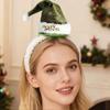 Cute Christmas Headband Xmas Hat Hairband Hair Clips Mini Hat Hair Barrettes Duckbill Clips Children New Year Party Decor Props