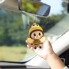 Acrylic Bee Hanging Decoration Single Side Printed Little Bee Ornament Car Rearview Mirror Keychain Pendant