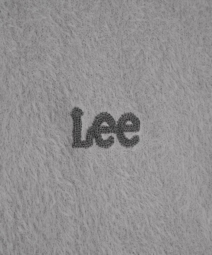 Кардиган Lee Hairy с V-образным вырезом Светло-серый