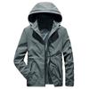 Men's Casual Jacket Spring and Autumn Thin Loose Hooded Mid-Quick Drying Dad Jacket