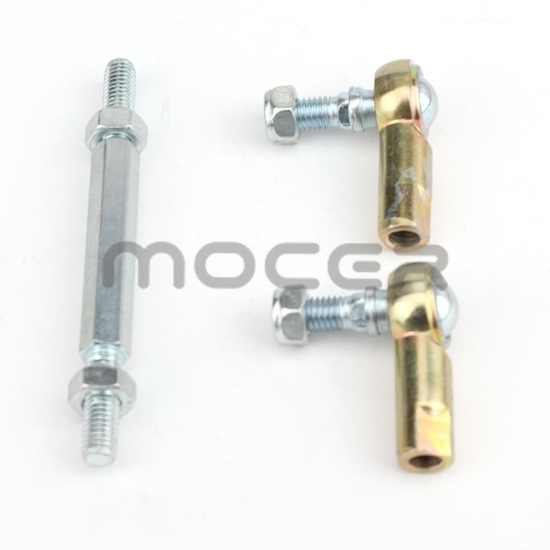 ATV Kart Modification 1 Pair 90mm/110mm M8 Steering Tie Rod Kit Ball Joint for 2 Stroke Electric Mini Kids Dirt Bike Scooter