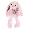 Peluche - Histoire d'Ours - Copains calins - lapin rose 25 cm