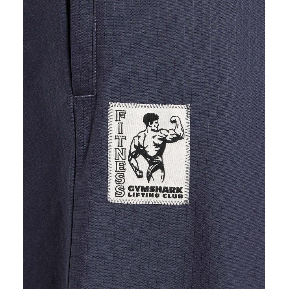 Gymshark Ripstop Pumper Pants Heavy Blue A6a3r Uctn