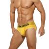 Arjen Kroos Cotton Briefs with Mesh and Sexy Boxer Shapewear for AK2150 Medium Men's T-Back Jockstraps, Briefs, Buttocks, A1-Yellow-1 Piece,