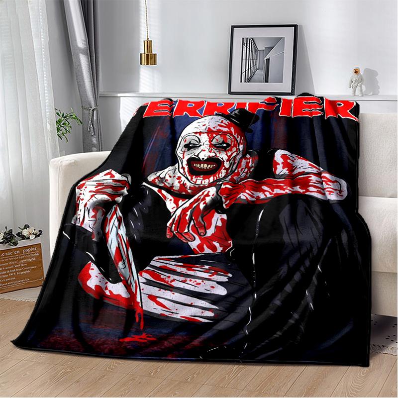 29 Style Terrifier Horror Movie Halloween Gift Soft Plush Blanket,Flannel Throw Blanket for Living Room Bedroom Bed Sofa Cover