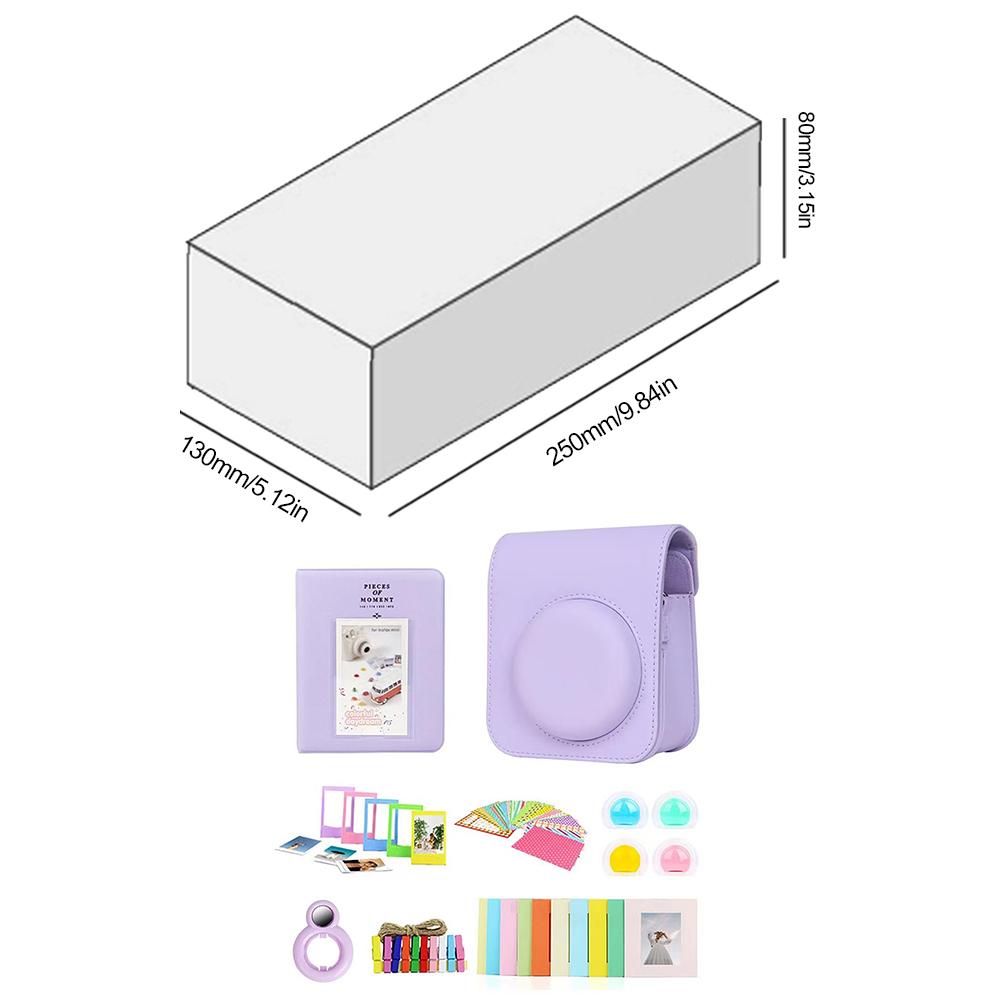 Набор аксессуаров для моментальной камеры Зеркало для селфи+Цветные фильтры+DIY наклейка для моментальной камеры Fujifilm Instax Mini 12