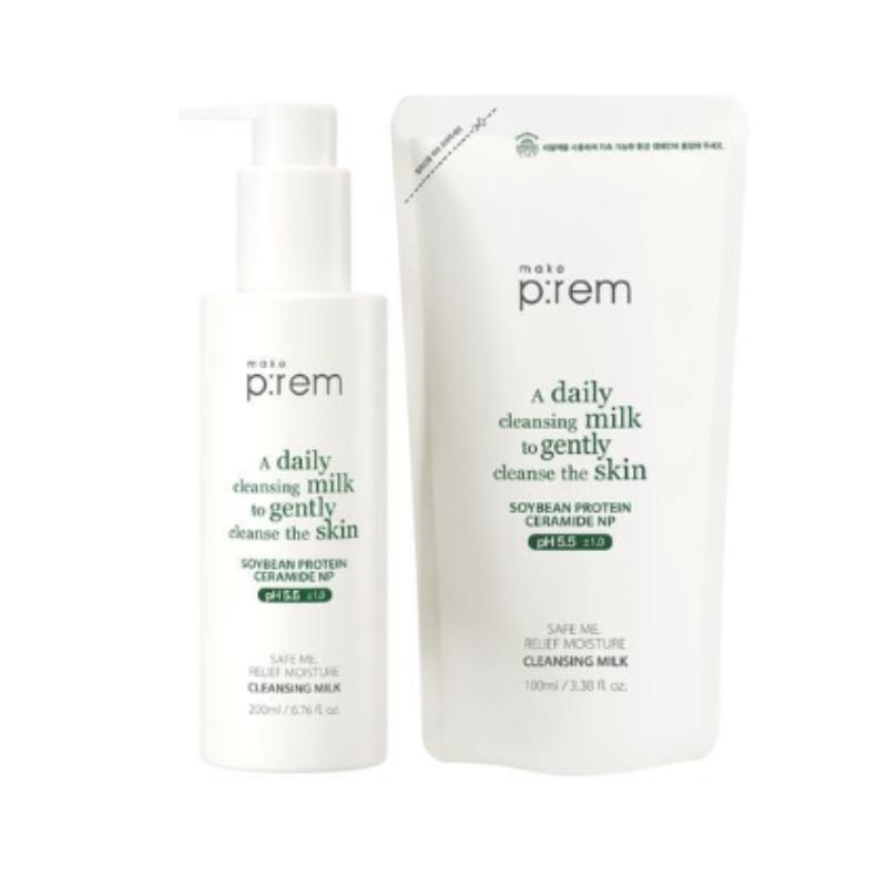 Make P:REM Safe Me Relief Cleansing Milk 200ml+100ml