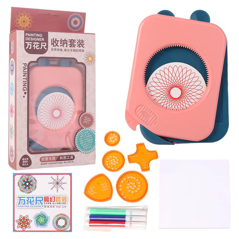Multifunctional Drawing Art Spirograph Set Geometric Ruler Drafting Tools Primary School