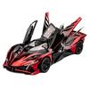 1/24 Apollo Project EVO Electroplate Alloy Muscle Car Model Sound and Light Children's Toy Collectibles Birthday Gift