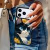 Милый Чехол для Телефона с Рисунком Животных Цветов Кошек Для iPhone 17 Air 14 15 13 12 Max Чехол Для Apple 16e 11 Pro Max Plus Coque