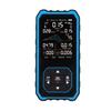 10 в 1 Портативный   Качественный монитор PM2.5 PM10 PM1.0 CO2 CO HCHO TVOC Температура Влажность Тест Внутренний   Детектор Синий Черный