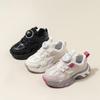 Детская спортивная обувь 2024 года, весна и осень, новые кроссовки для папы для девочек, повседневные кроссовки с мягкой подошвой, одинарные кроссовки для больших детей