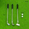 7Pcs/Set Dollhouse Mini Golf Club Grassland Model Set Simulation Sports Miniature Scene Prop Model Doll House Accessories