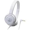 Audio Technica ATH-S100 WH Headphones Wired STREET MONITORING Portable On-Ear Headphones White