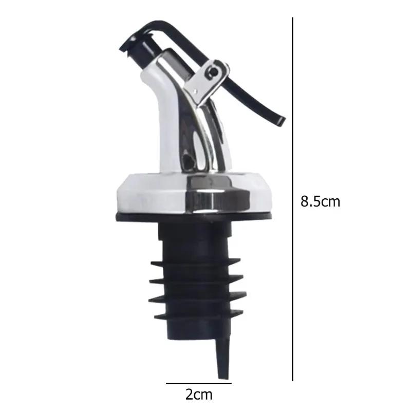 1-5PCS Oil Bottle Stopper Lock Plug Seal Leak-proof Nozzle Sprayer Cocktail Cap Liquor Dispenser Wine Stopper Wine Accessories