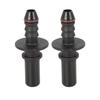 Car Fuel Line Hose 9.49mm ID6 Pipe Quick Release Male Connector 2pcs
