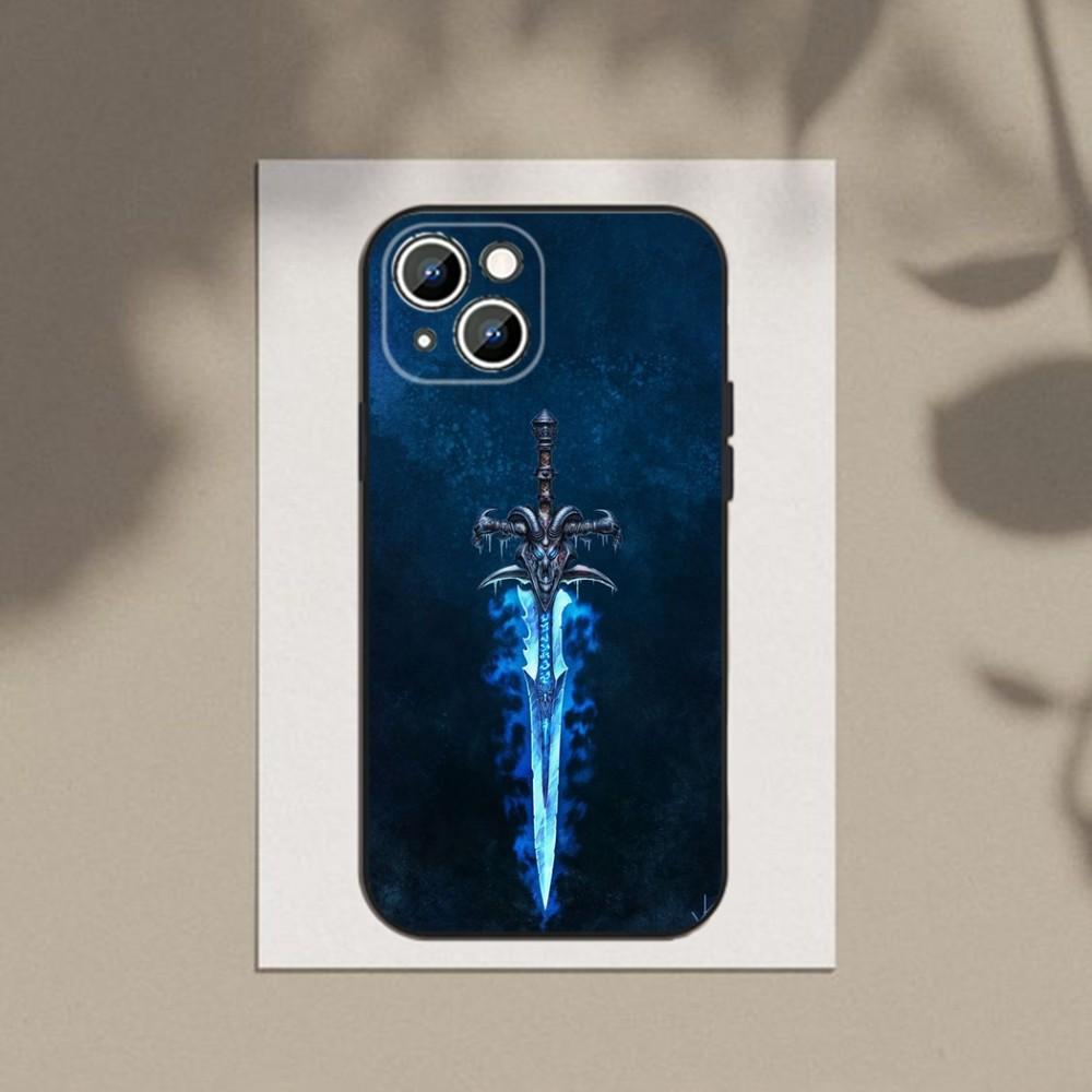 W-World Of W-Warcraft Phone Case For Apple iPhone 15,14,13,12,11,XS,XR,X,8,7,Pro,Max,Plus,mini Silicone Black Cover