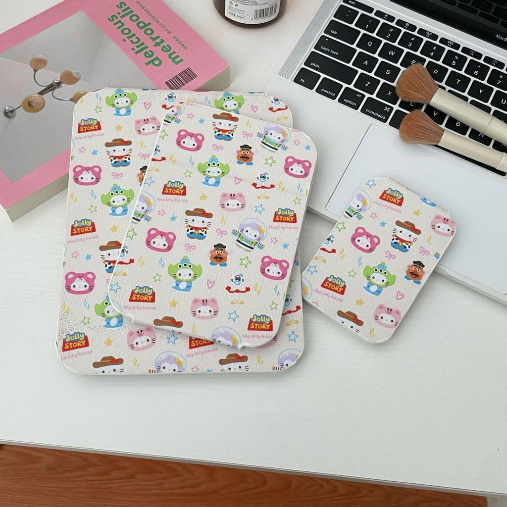 Милое складное карманное зеркало для макияжа в виде кошки для общежитий и домов