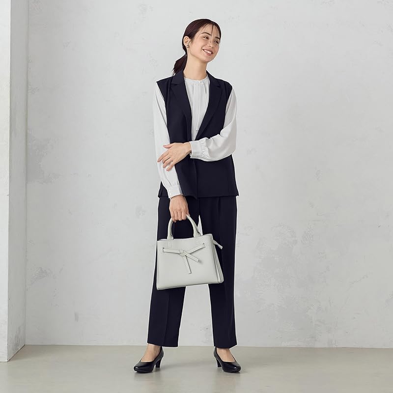 [Comciseism] (Monocomsa) Ribbon flap tote bag 95-20BK10-205 F gray