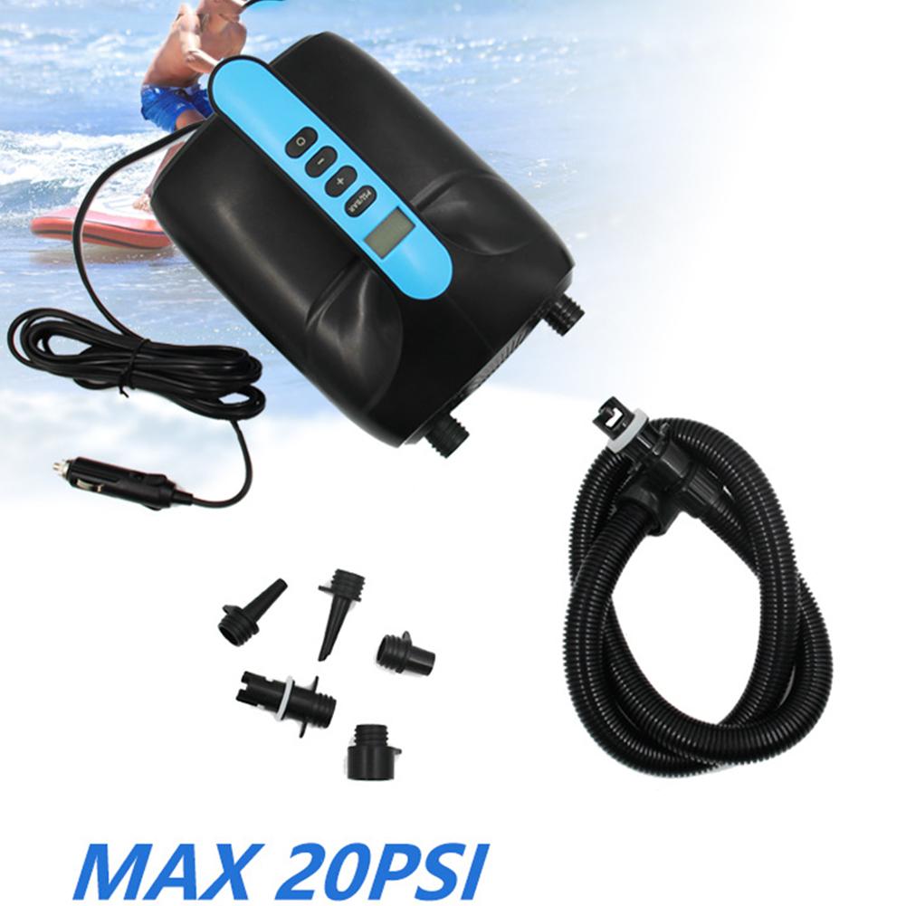 12v 20psi Electric Air Pump High-voltage Lcd Display Air Compressor For Kayak Boat Swimming Pool Air Cushions Ht782